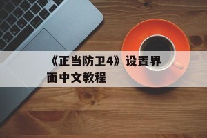 《正当防卫4》设置界面中文教程