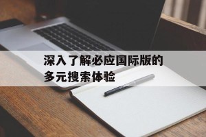 深入了解必应国际版的多元搜索体验