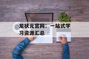 龙状元官网：一站式学习资源汇总