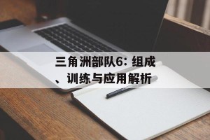 三角洲部队6: 组成、训练与应用解析
