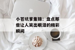 小苍坑爹集锦：盘点那些让人笑出眼泪的精彩瞬间