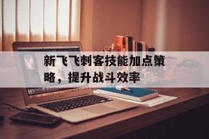 新飞飞刺客技能加点策略，提升战斗效率