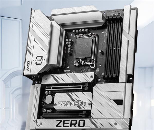 2599元 微星Z790 PROJECT ZERO主板上市：背插设计