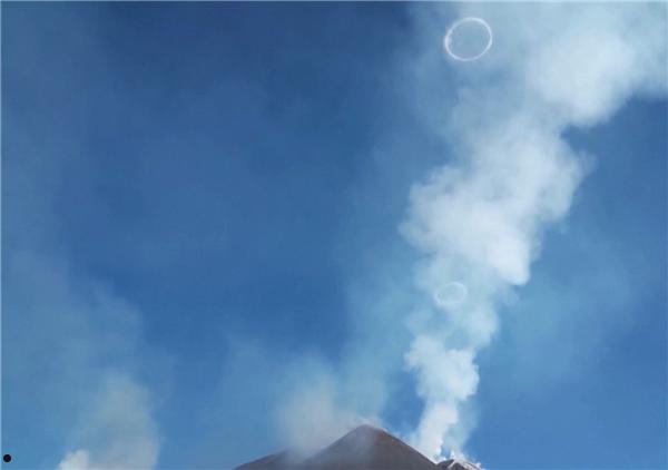 罕见！意大利会吐“烟圈”的火山引热议：实为“涡环”现象