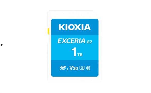 铠侠推出EXCERIA G2极至瞬速SD存储卡：最大可选1TB