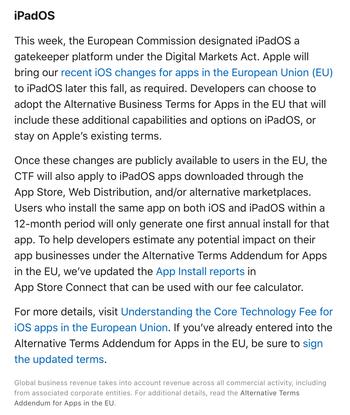 苹果为欧盟再妥协！封闭的iPad生态向开放迈进