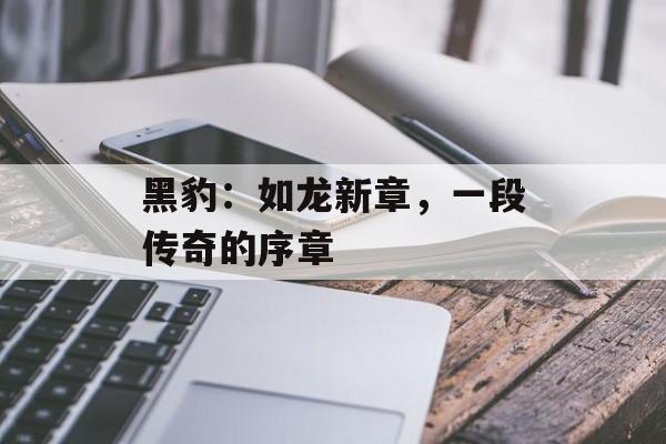 黑豹：如龙新章，一段传奇的序章