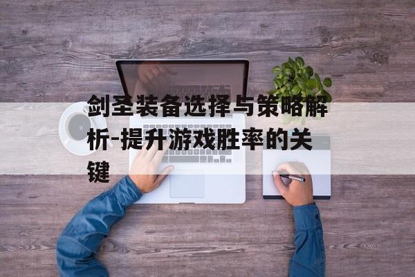 剑圣装备选择与策略解析-提升游戏胜率的关键