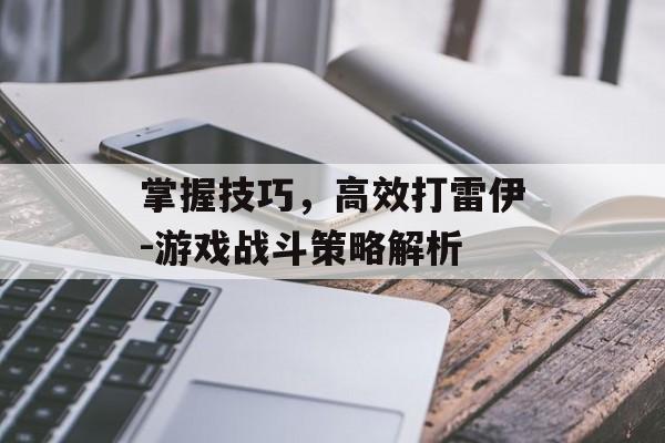 掌握技巧，高效打雷伊-游戏战斗策略解析