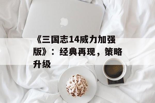 《三国志14威力加强版》:经典再现,策略升级 《三国志14威力加强版》:经典再现,策略升级