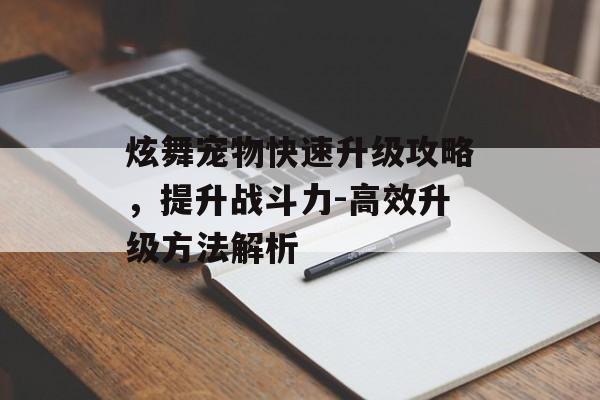 炫舞宠物快速升级攻略,提升战斗力-高效升级方法解析 炫舞宠物快速升级攻略,提升战斗力-高效升级方法解析