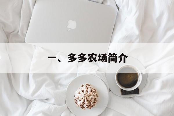 一、多多农场简介